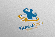 Fitness Food Logo Nutrition Style 72