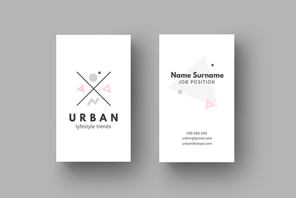 Urban style stationery set in Stationery Templates - product preview 11