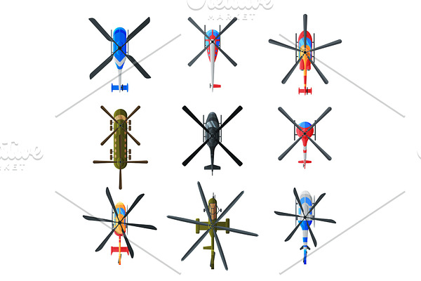 Flying Helicopters Collection, View