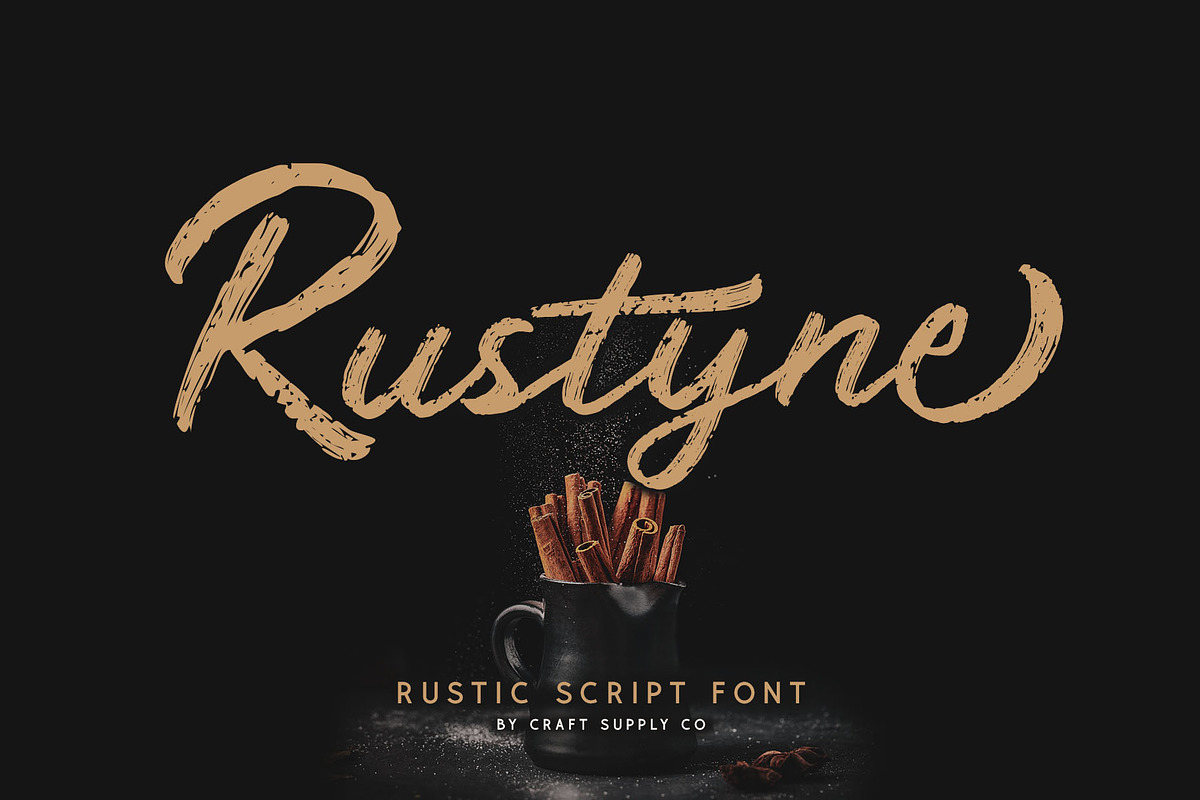 Rustyne - Rustic Script Font in Script Fonts - product preview 8
