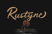 Rustyne - Rustic Script Font