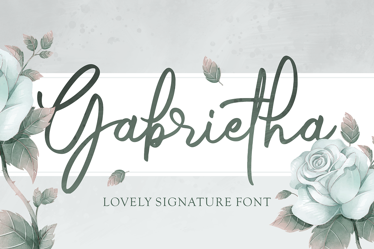 Gabrietha in Script Fonts - product preview 8