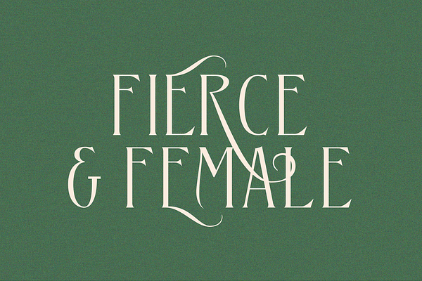 Fierce&Female | An Elegant Serif