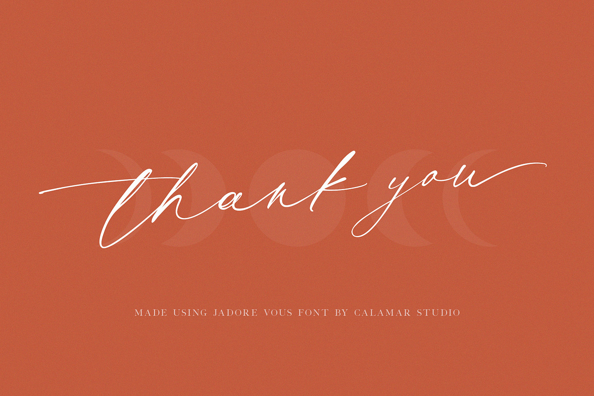 Jadore Vous | Smooth & Textured in Script Fonts - product preview 22