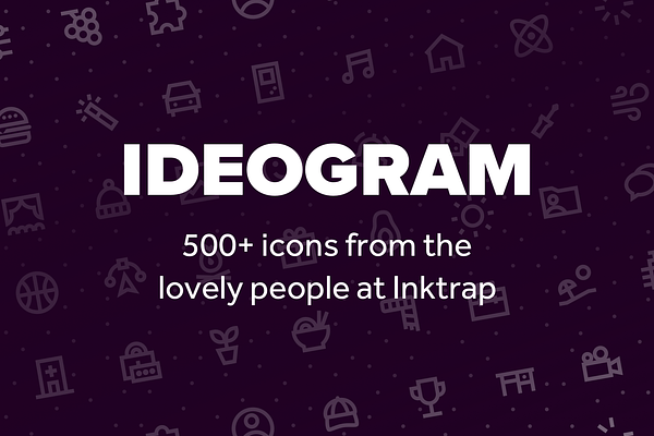 Ideogram: Icon Set by Inktrap