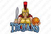 Spartan Trojan Gladiator Basketball