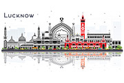 Lucknow India City Skyline