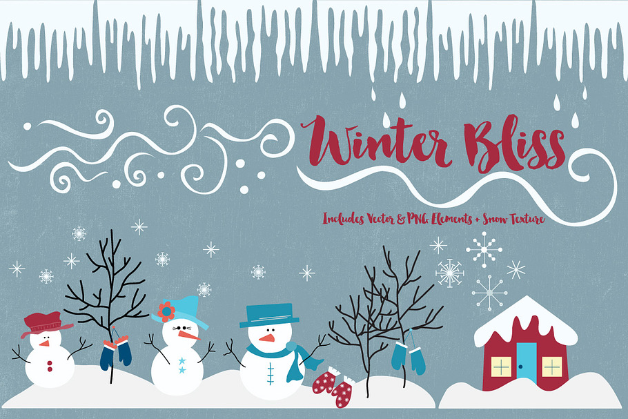 Winter Bliss Graphics Collection