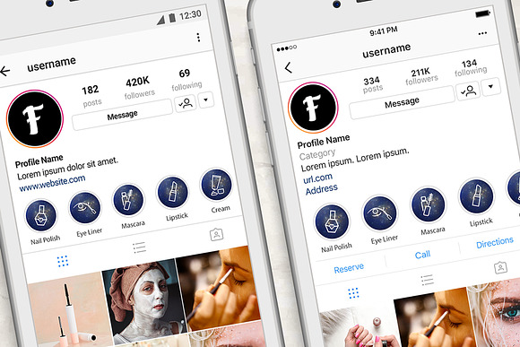 Beauty Instagram Highlight Space in Instagram Templates - product preview 3