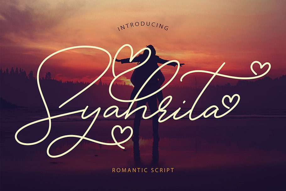 Syahrita Beautiful Romantic Font in Script Fonts - product preview 8