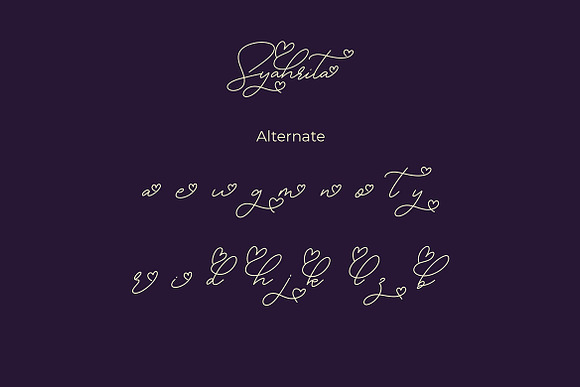 Syahrita Beautiful Romantic Font in Script Fonts - product preview 1