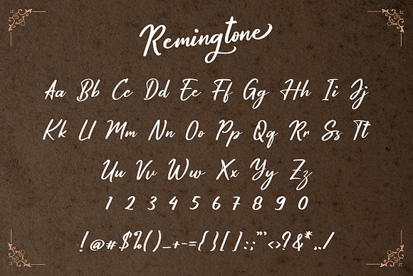 Remingtone  Calligraphy Font in Script Fonts - product preview 3