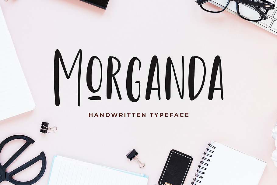 Morganda Handwritten Font in Sans-Serif Fonts - product preview 8