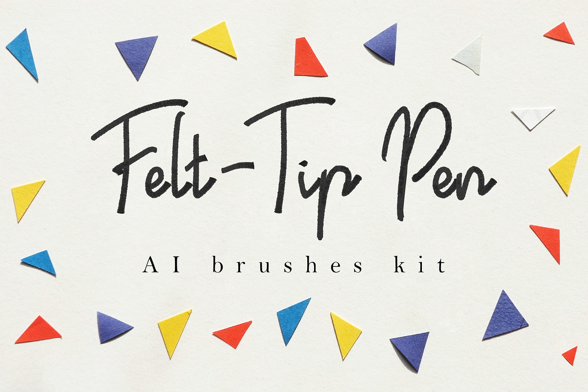 Felt-Tip Pen AI brushes kit in Add-Ons - product preview 8