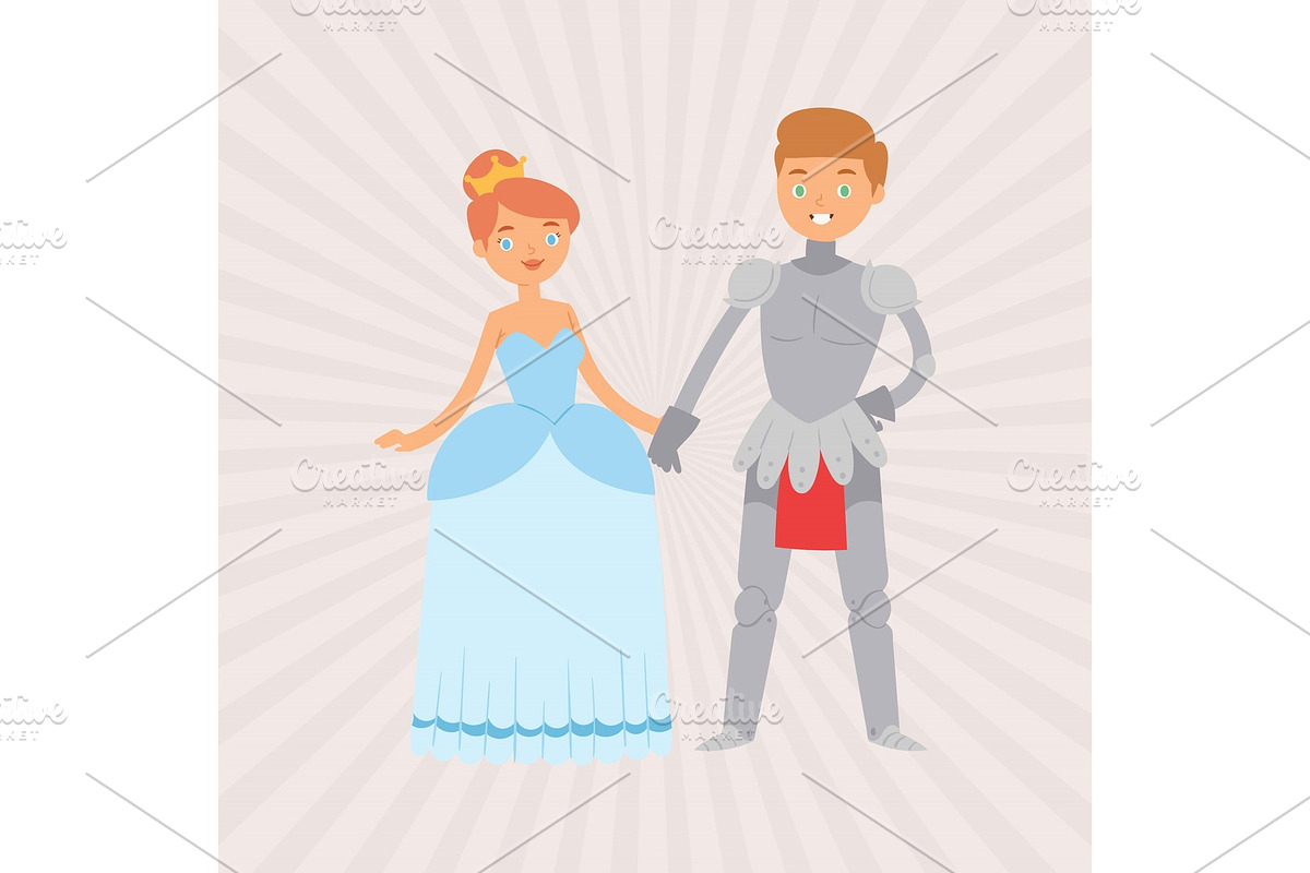Fairytale love of knight in armour in Illustrations - product preview 8