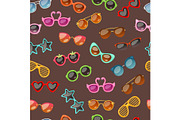 Seamless summer pattern with