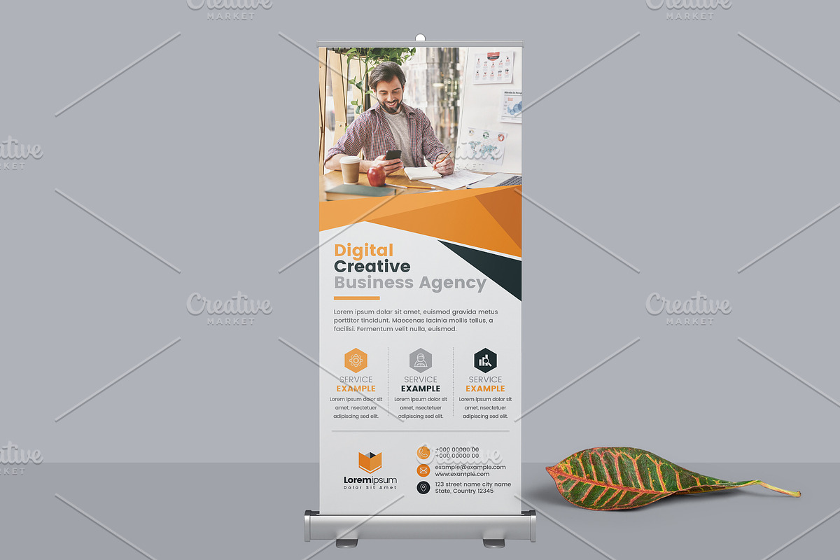 Corporate Roll Up Banner in Flyer Templates - product preview 8