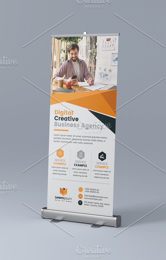 Corporate Roll Up Banner in Flyer Templates - product preview 1