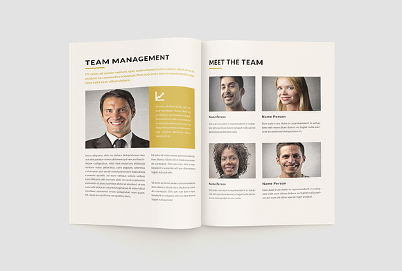 Yellow Annual Report 2020 in Brochure Templates - product preview 4