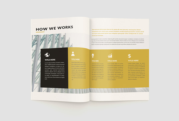 Yellow Annual Report 2020 in Brochure Templates - product preview 5