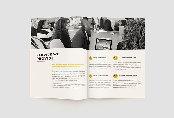 Yellow Annual Report 2020 in Brochure Templates - product preview 6