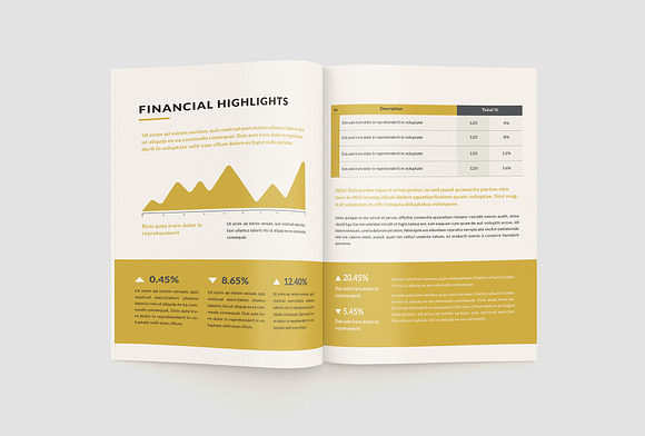 Yellow Annual Report 2020 in Brochure Templates - product preview 7