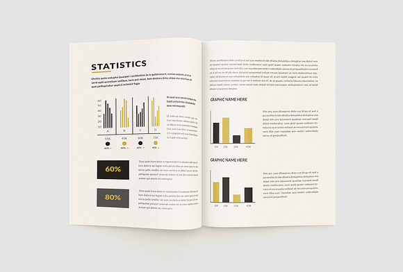 Yellow Annual Report 2020 in Brochure Templates - product preview 10