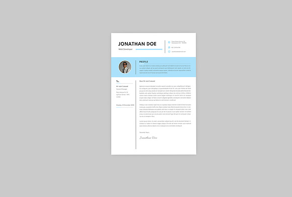 Jonathan Web Resume Designer in Resume Templates - product preview 1