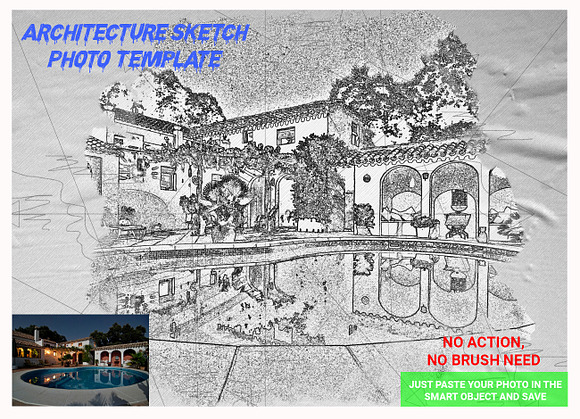 Architecture Sketch Photo Template in Add-Ons - product preview 10
