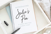 Julie's Pen Handwritten Script