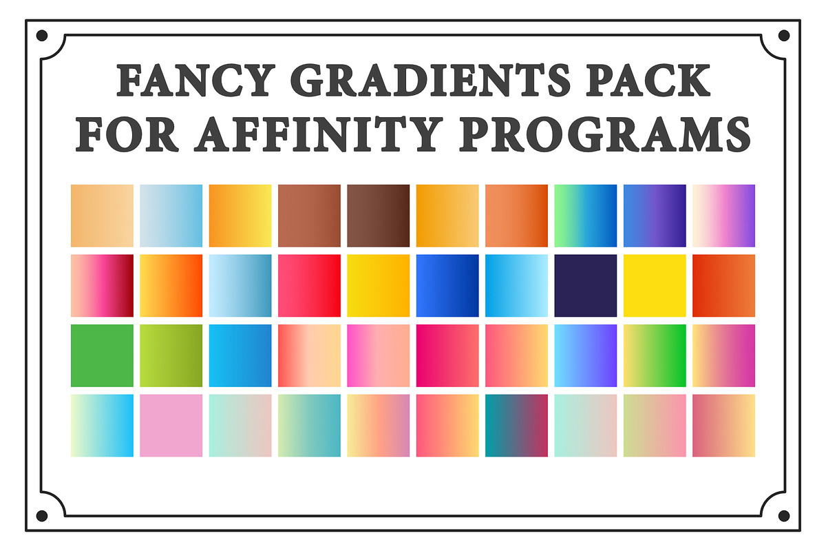 Fancy Gradient Pack For Affinity in Add-Ons - product preview 8