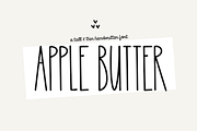Apple Butter | Tall Handwritten Font