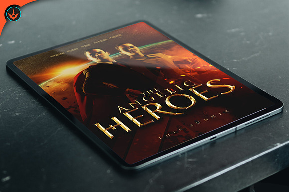 Angelic Heroes Movie Poster in Flyer Templates - product preview 4