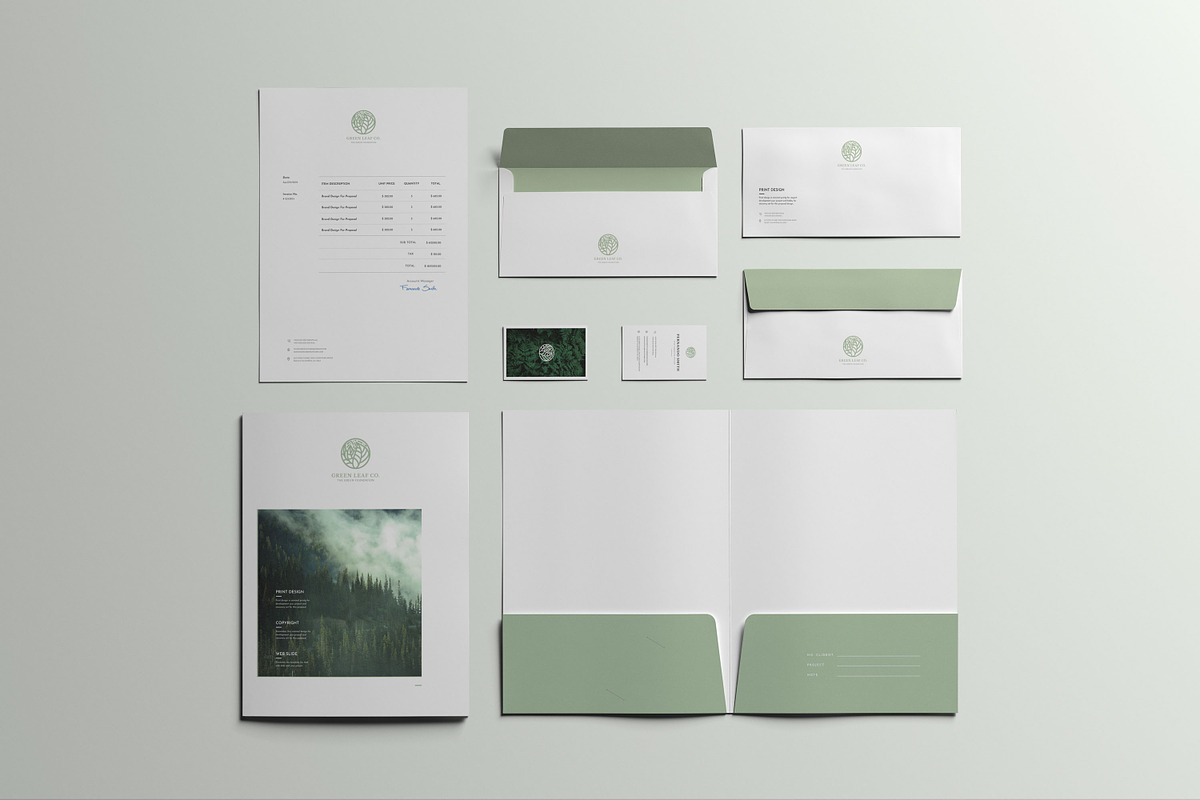 Stationery Set in Stationery Templates - product preview 8