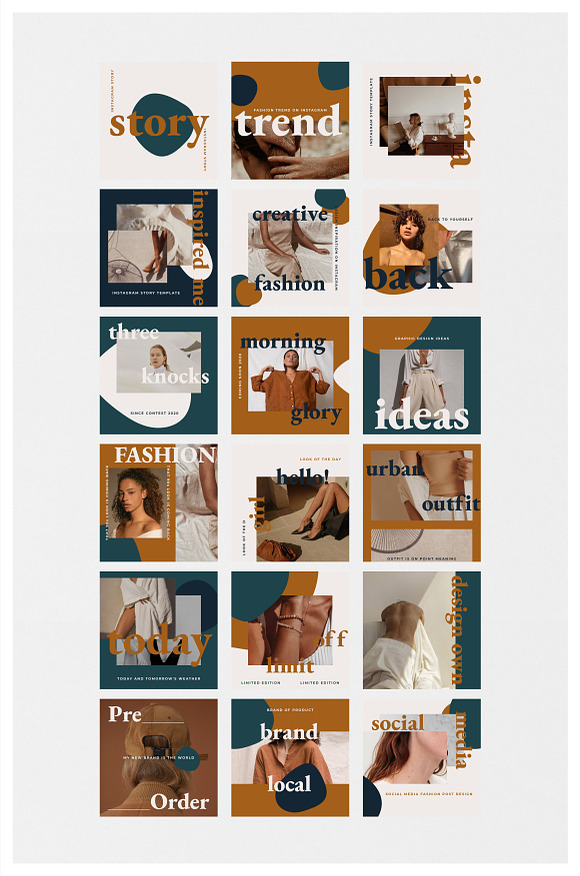 JENNIE Instagram Feed in Instagram Templates - product preview 6