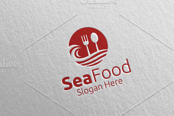 Sea Food Logo Restaurant or Cafe 81 in Logo Templates - product preview 1