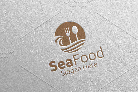 Sea Food Logo Restaurant or Cafe 81 in Logo Templates - product preview 2