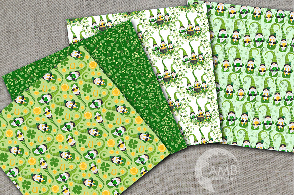 Saint-Patricks Gnomes patterns -2707 in Patterns - product preview 1