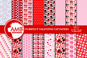 Valentine Cats patterns AMB-2710