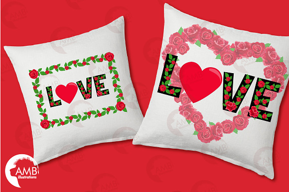 Valentine Roses clipart AMB-2711 in Illustrations - product preview 3