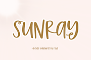 Sunray | Quirky Handwritten Font