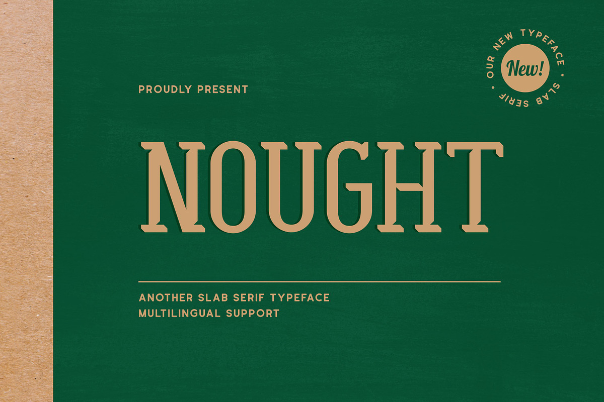 Nought - Another Slab Serif Typeface in Slab Serif Fonts - product preview 8