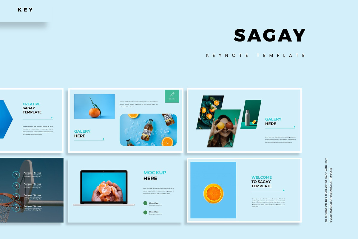 Sagay - Keynote Template in Keynote Templates - product preview 8