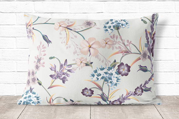 Floral vintage seamless pattern in Patterns - product preview 4
