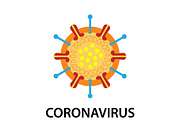 Coronavirus icon, 2019-nCov