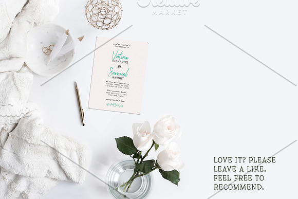 Simple Wedding Invitation in Wedding Templates - product preview 1