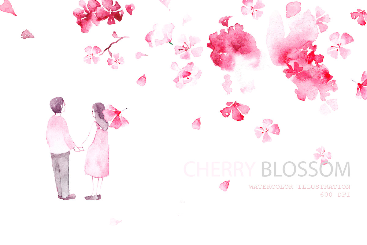 Cherry blossom in Illustrations - product preview 8