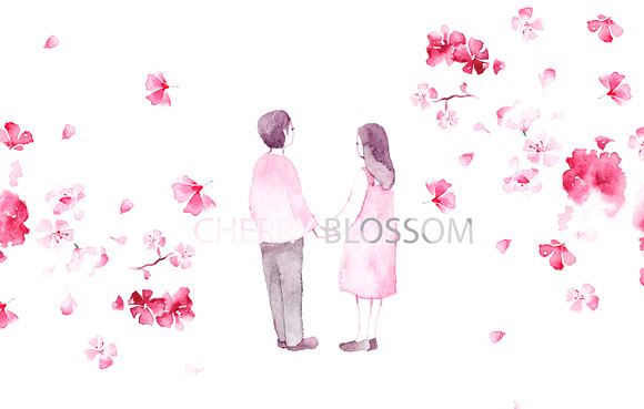 Cherry blossom in Illustrations - product preview 4