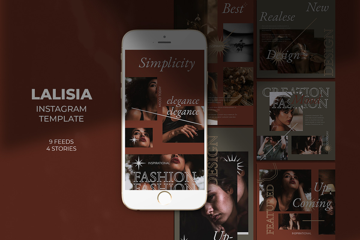 Lalisia Instagram Templates in Instagram Templates - product preview 8