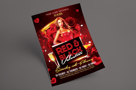 VALENTINE PARTY FLYER in Flyer Templates - product preview 2